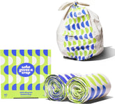 Who Gives a Crap 100% Recycled Tall Kitchen Trash Bags, 40 Count, 13 Gallon, Sustainable Garbage Bags for Kitchen or Large Trash Cans, Designed to Help Resist Leaks and Tears, Durable Tie Handles